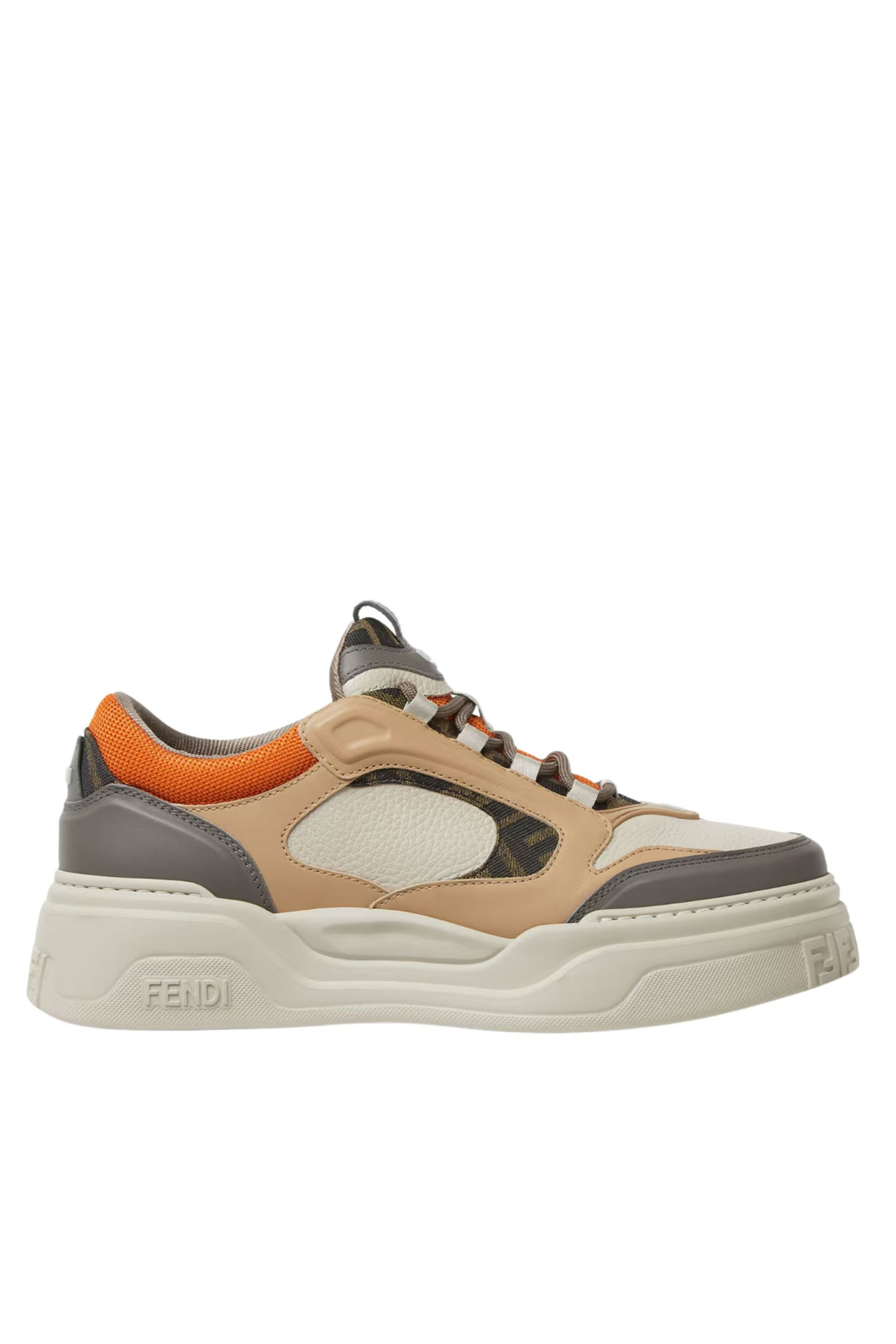 Fendi Force Sneaker Argila Latte Orange low tops