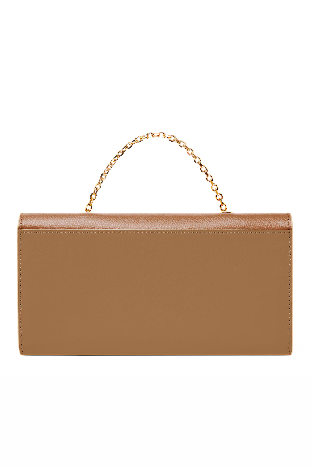Fendi FF Diamonds Wallet On Chain Sellier brown leather wallet