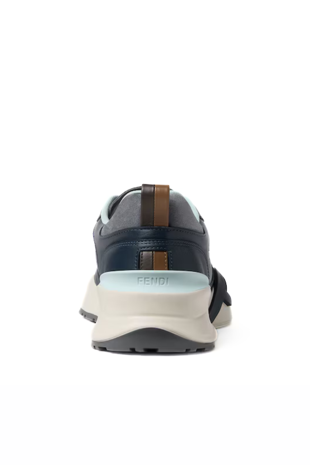 Fendi Flow Trainers Dark blue leather low-tops