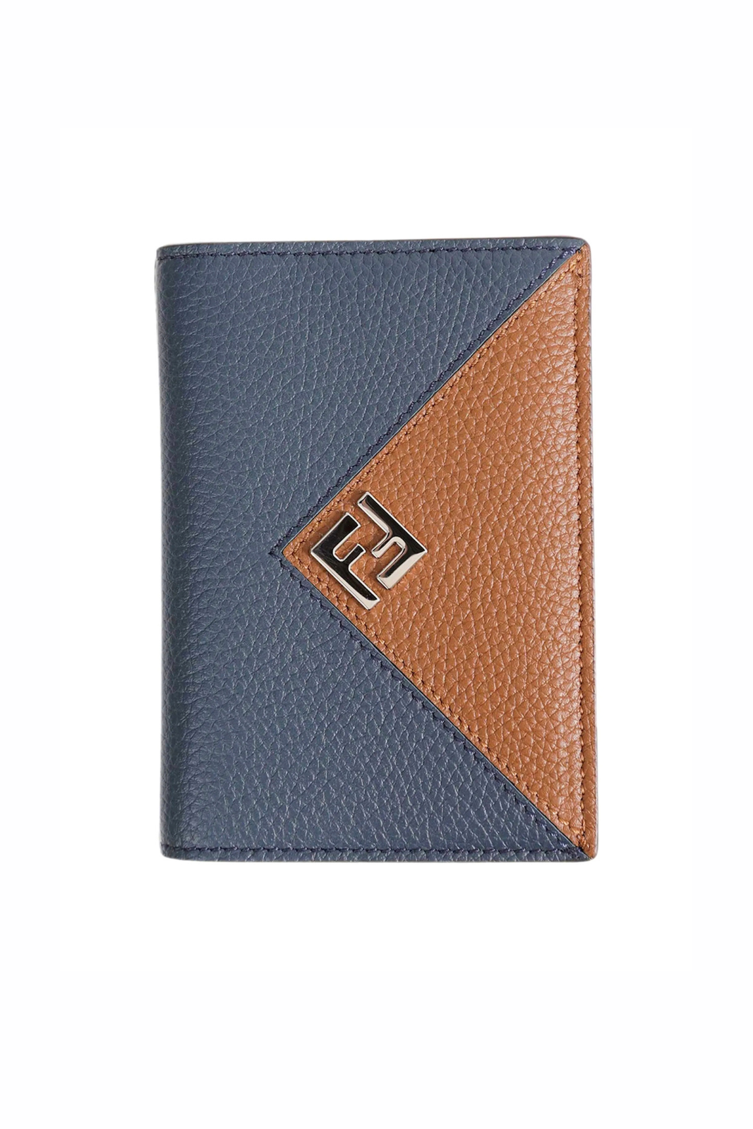 Fendi Lui logo-plaque bifold card holder
