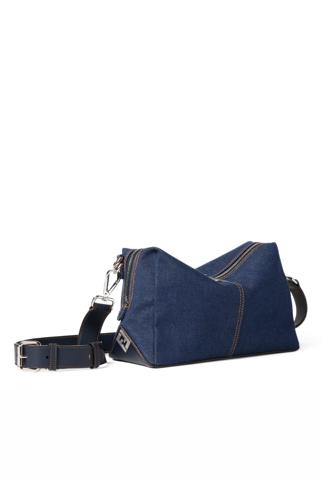 Fendi Lui Medium Dark blue denim fabric bag