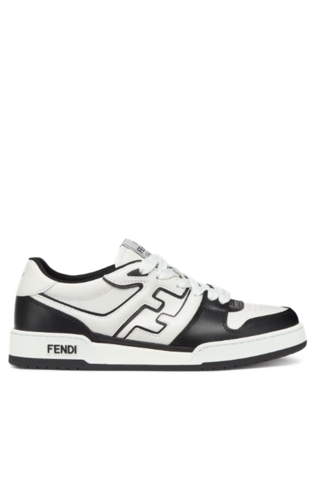 Fendi Match Sneakers Black leather low-tops