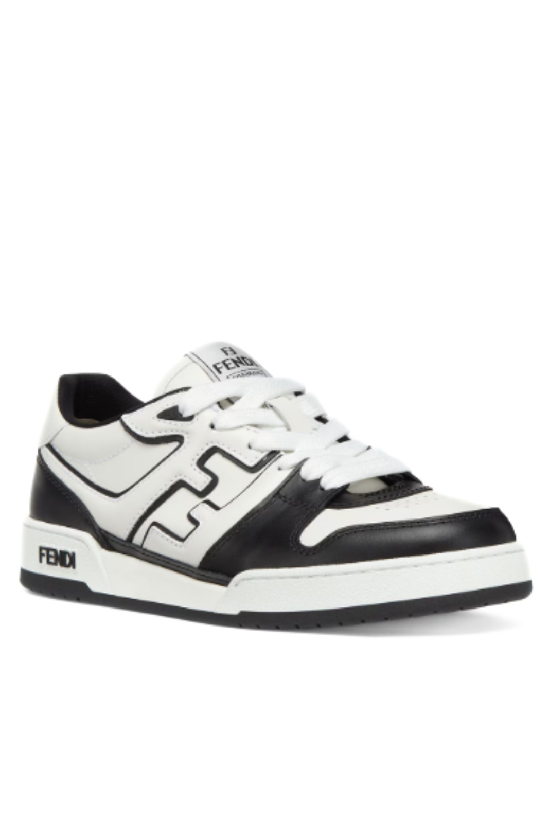 Fendi Match Sneakers Black leather low-tops