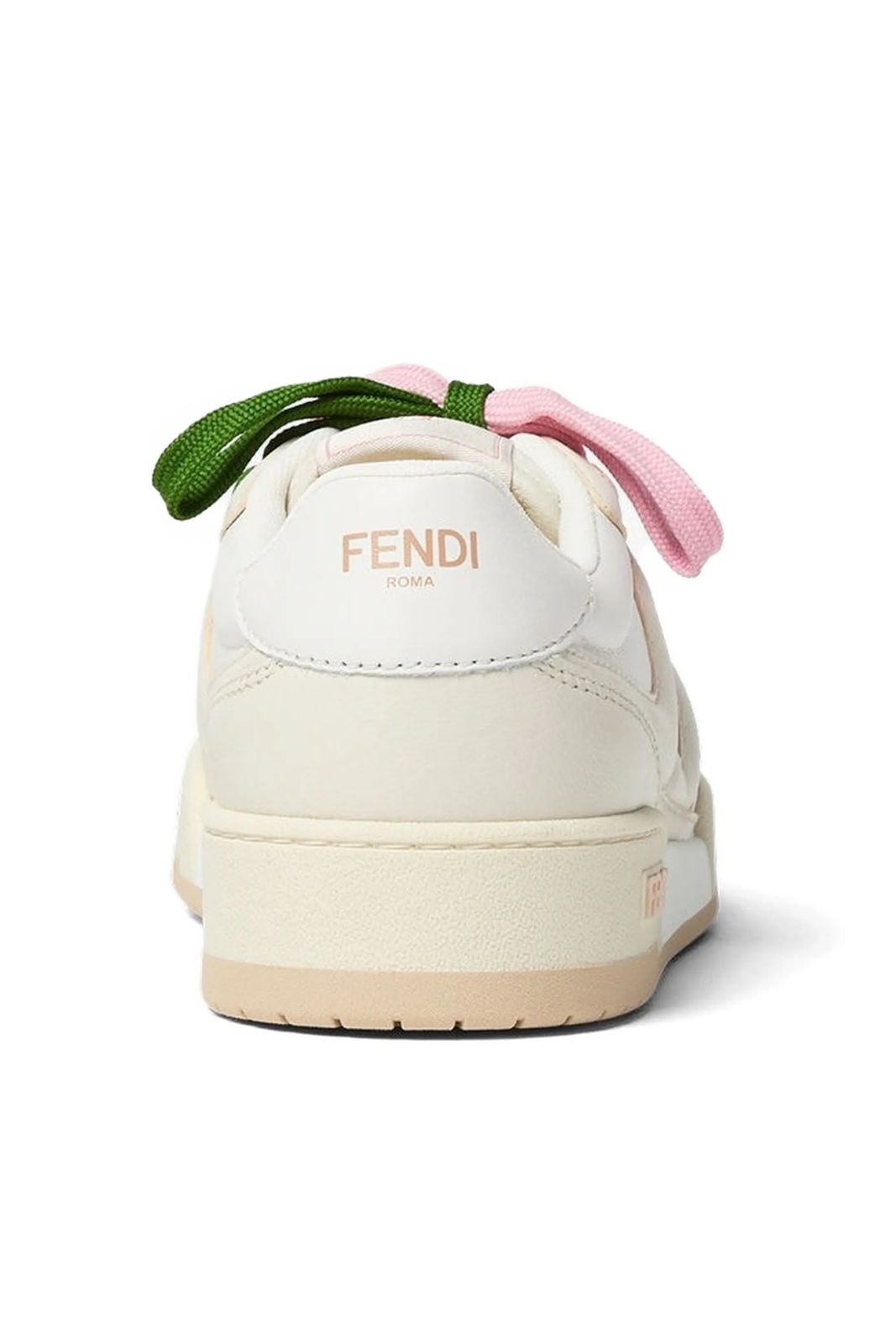 Fendi Match Woman White leather low-tops | Exclusiv la Finery Boutique