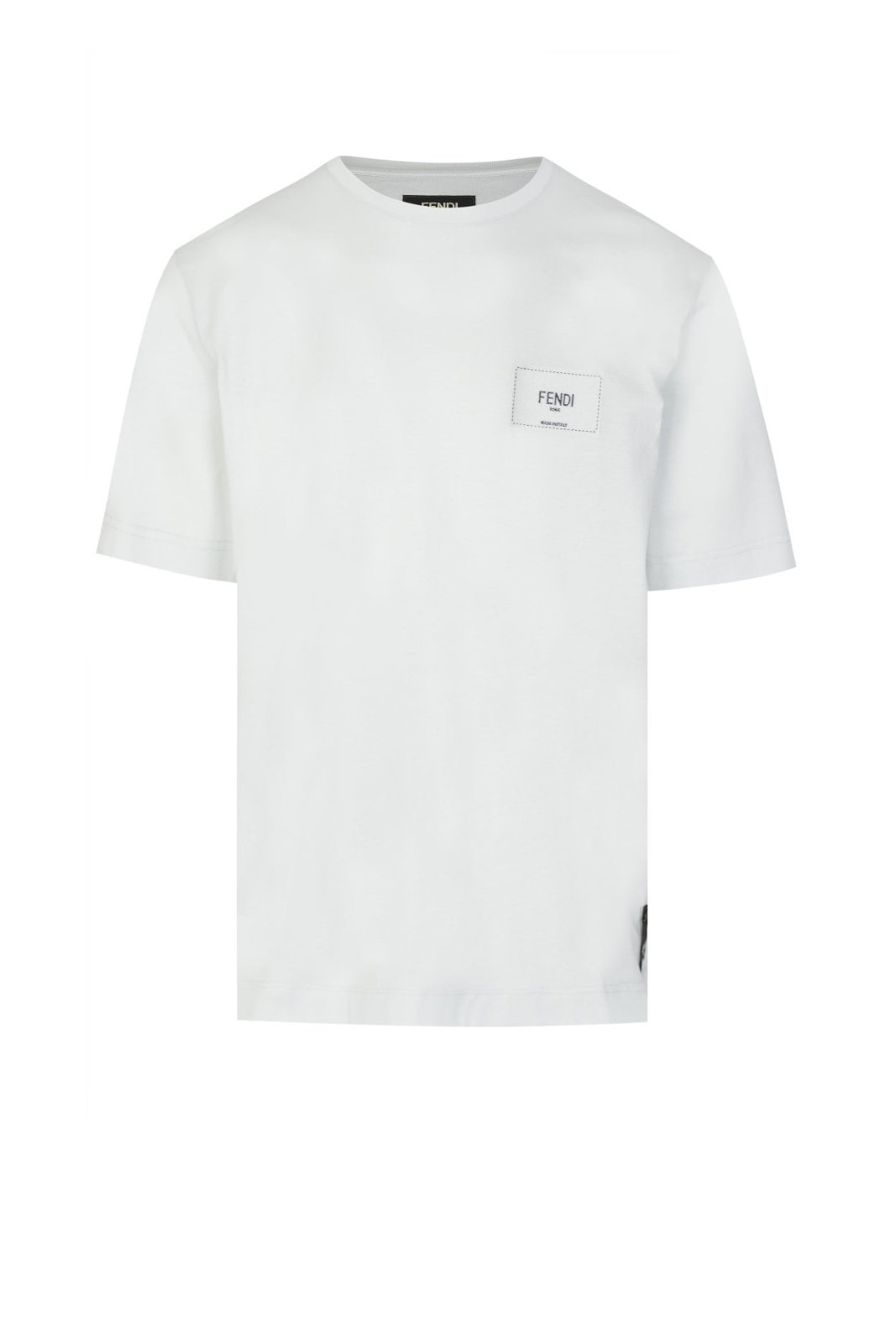 Fendi Patch Cotton White T-Shirt