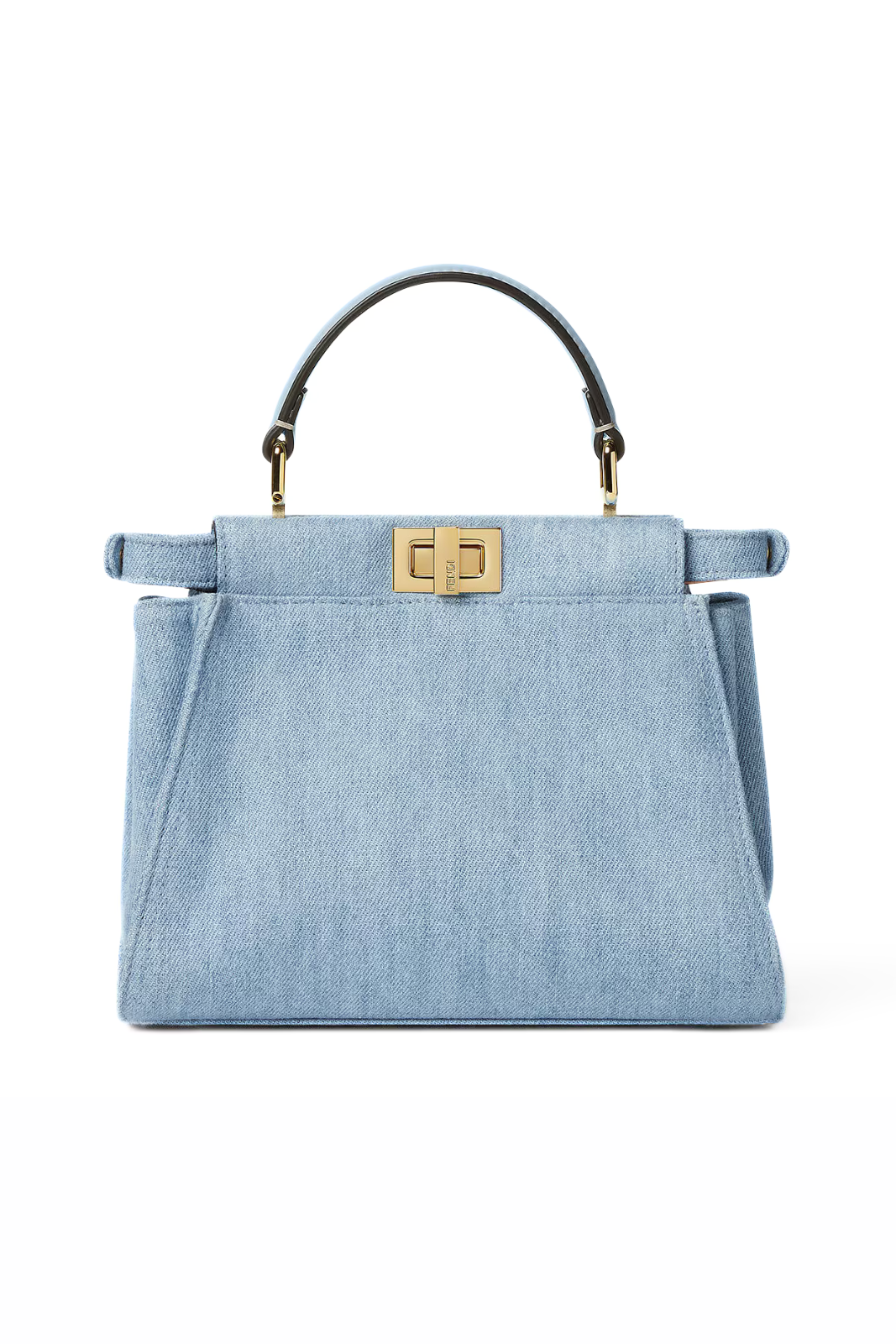 Fendi Peekaboo Mini Light blue denim bag