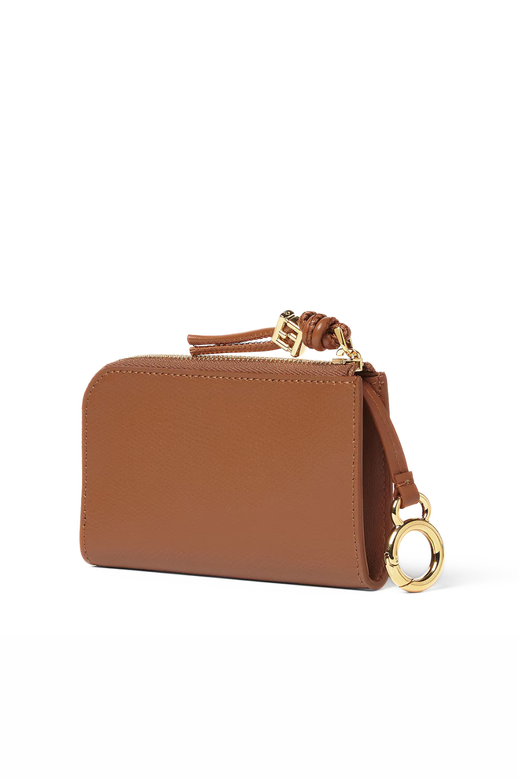 Fendi FF Diamonds Card Case Pouch Brown