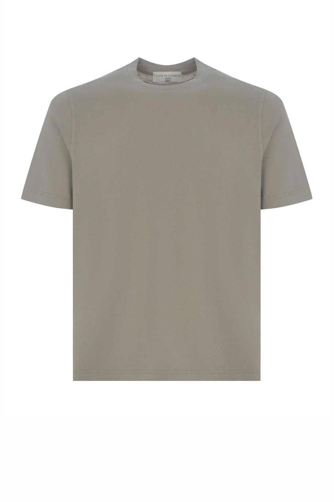 Filippo De Laurentiis Ciottolo Crew Neck Calssic Grey T-Shirt
