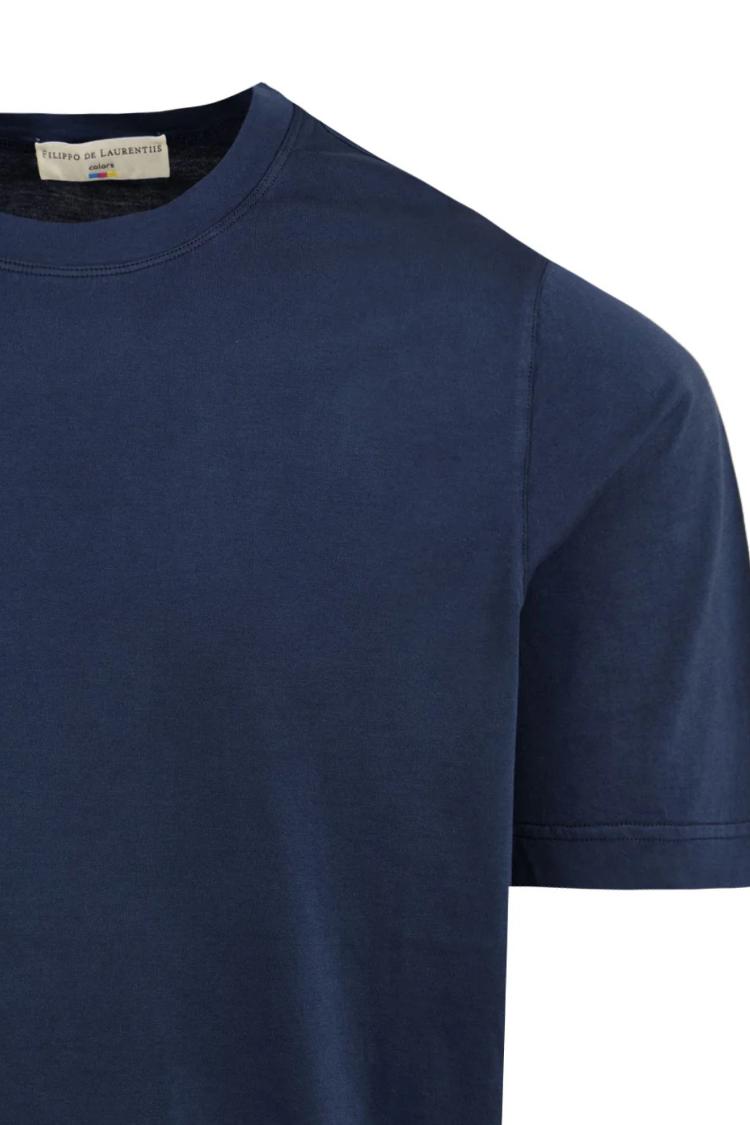 Filippo De Laurentiis Crew Neck T-Shirt Indigo