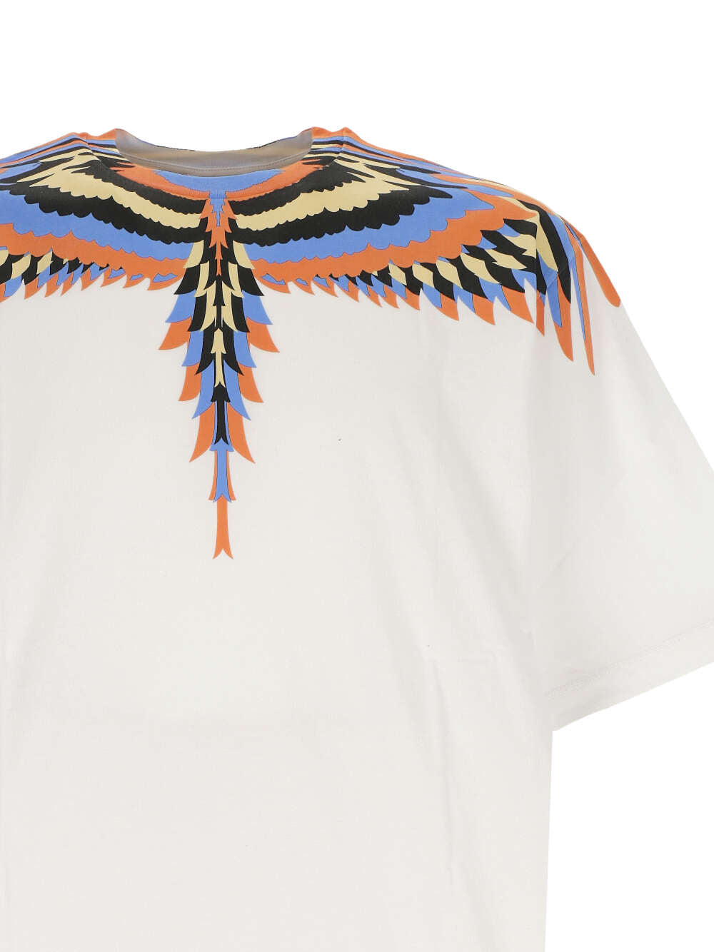 Marcelo Burlon Optical Wings Over T-Shirt White Salmon