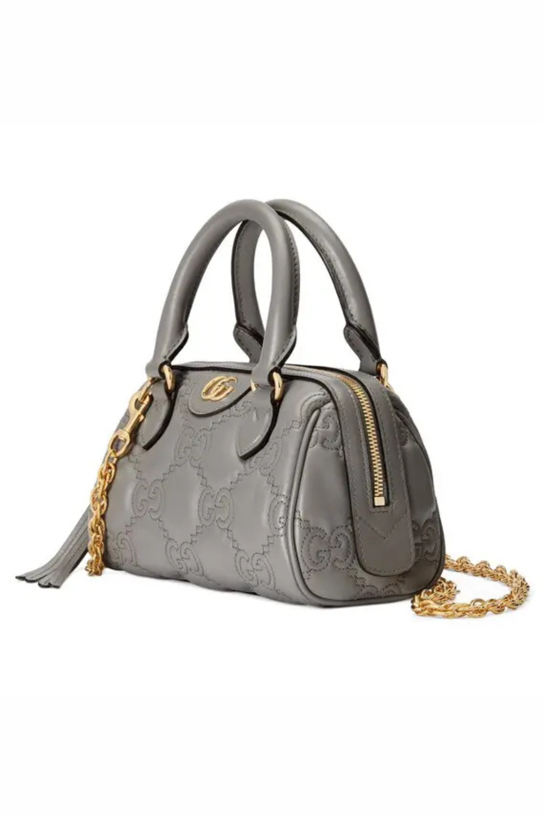 Gucci GG Matelasse shoulder Grey bag