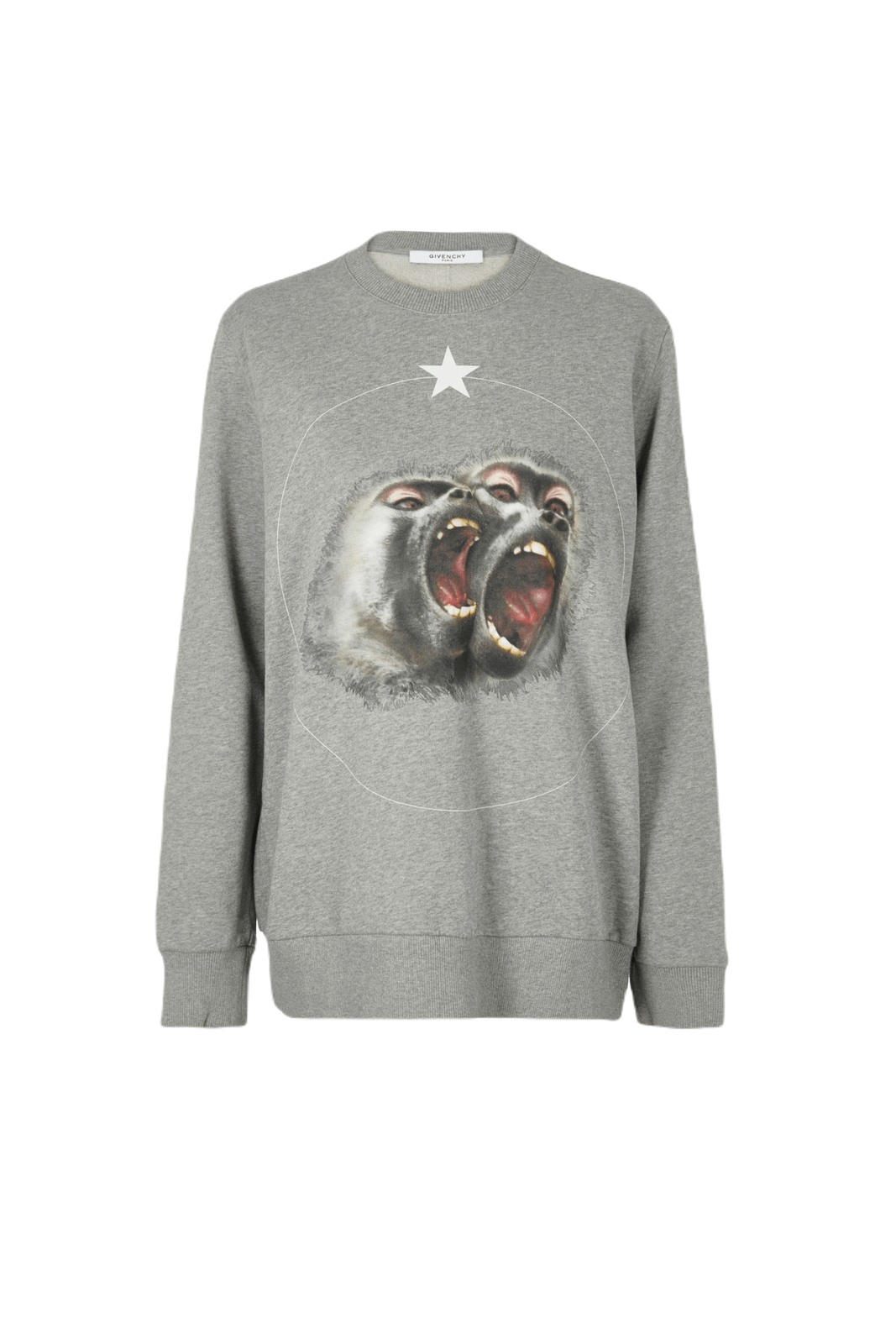 Givenchy Grey Monkey Brothers Sweatshirt grey