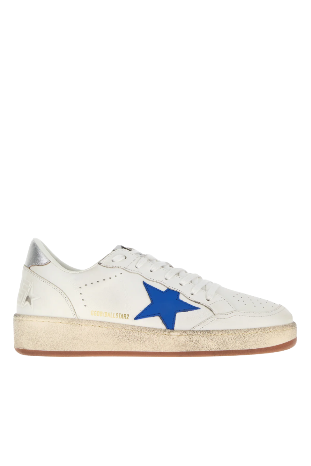 Golden Goose Blue White leather Ball Star 2 sneakers