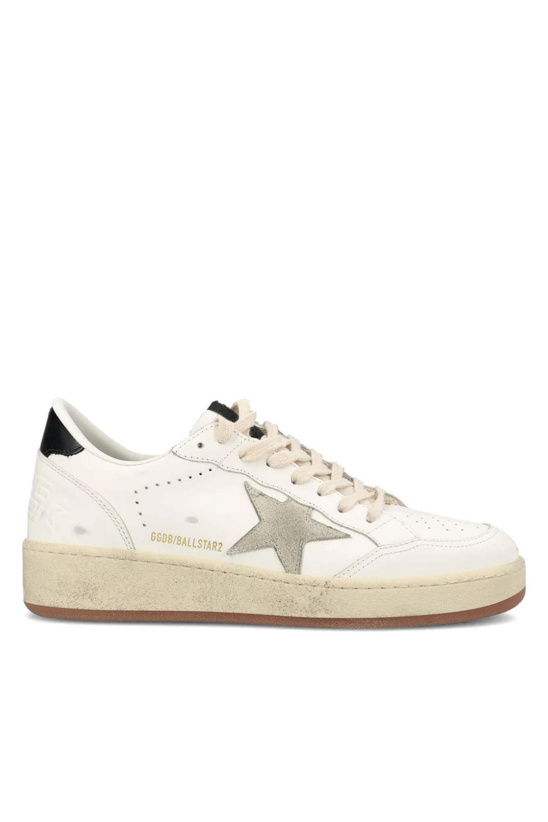 Golden Goose Deluxe Brand Ballstar Lace-Up Sneakers White