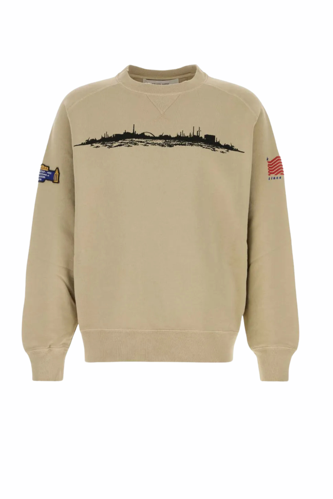 Golden Goose graphic-print sweatshirt Beige