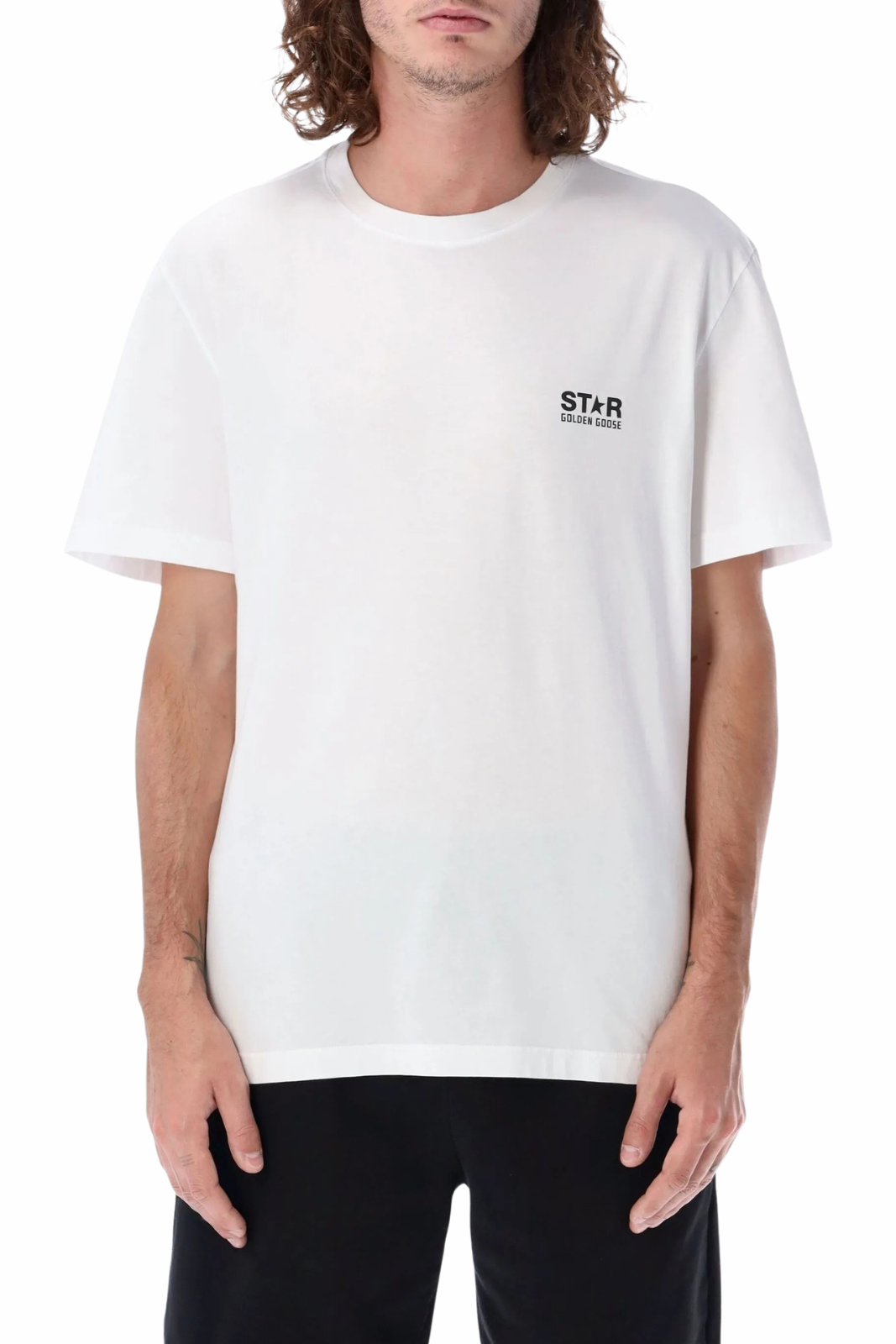 Golden Goose logo-print Star T-shirt White