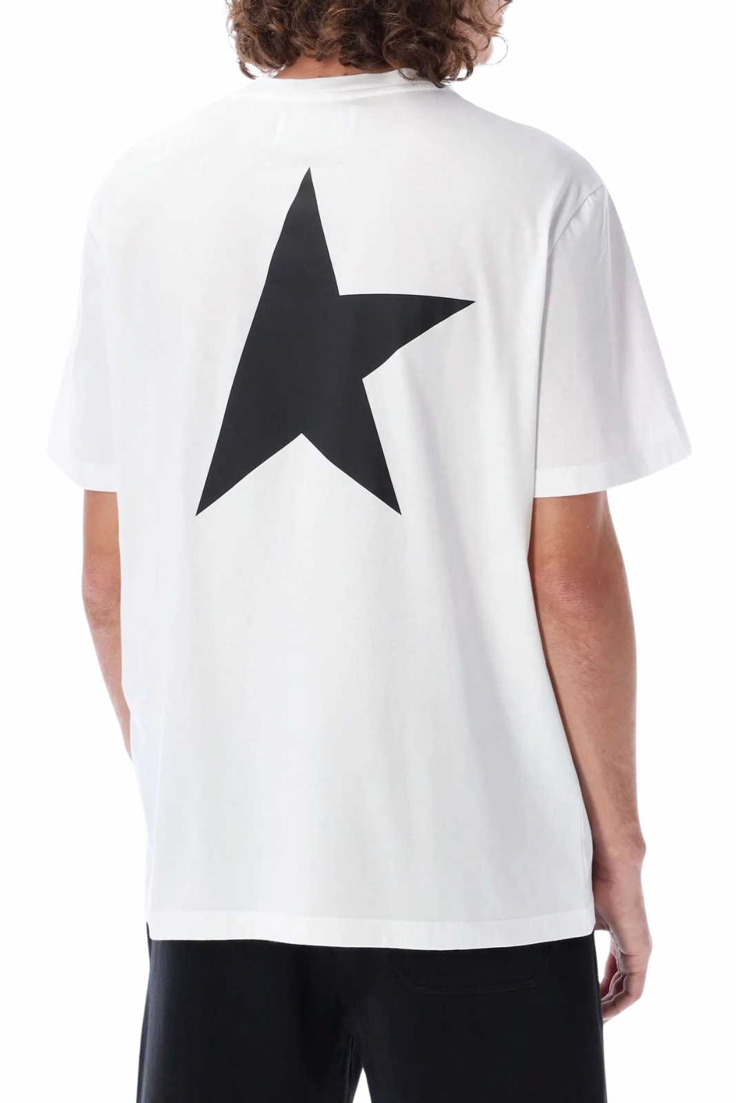 Golden Goose logo-print Star T-shirt White