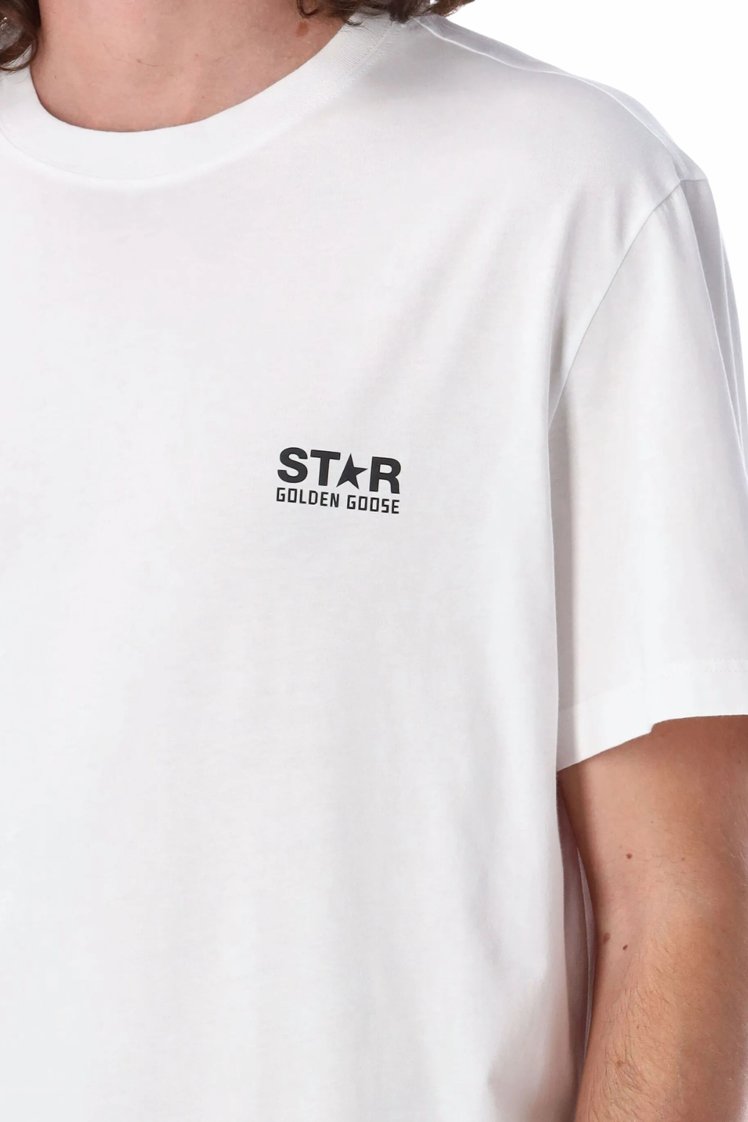 Golden Goose logo-print Star T-shirt White