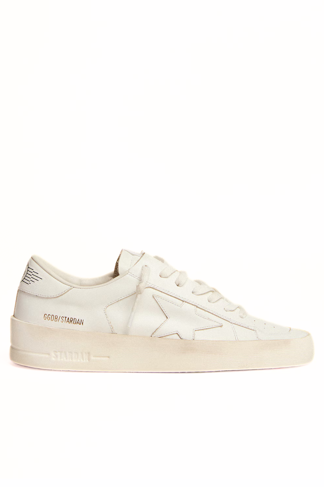 Golden Goose Men's Stardan in white leather Sneakers