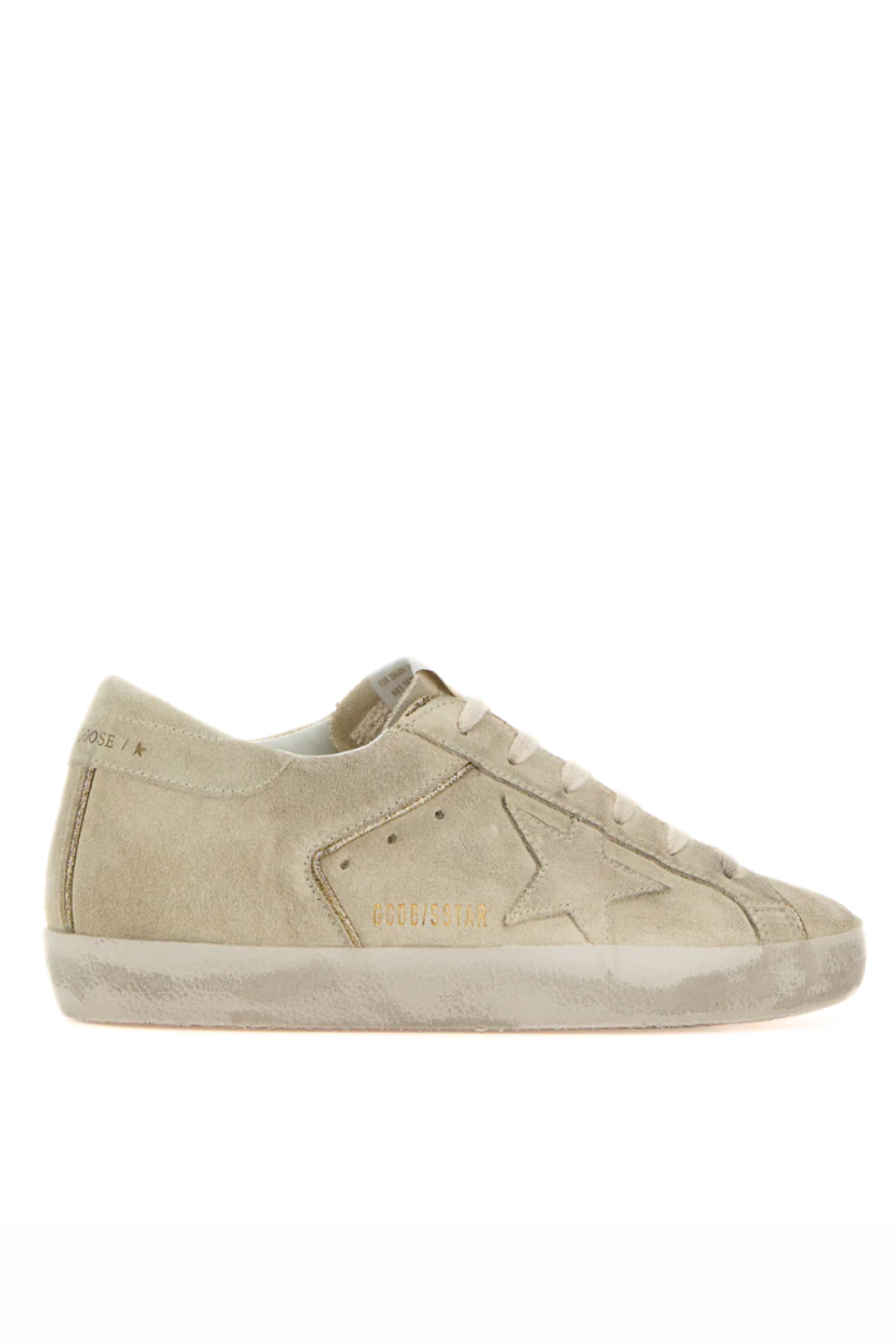 Golden Goose Sand suede Superstar sneakers