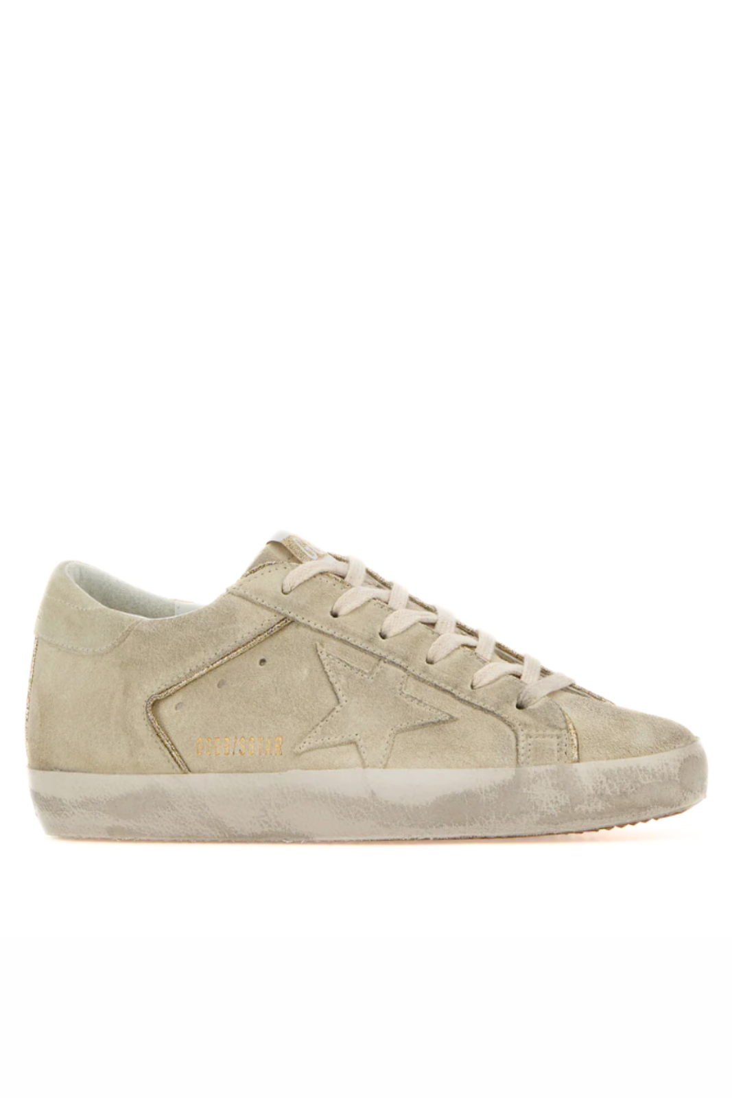Golden Goose Sand Suede Superstar Sneakers
