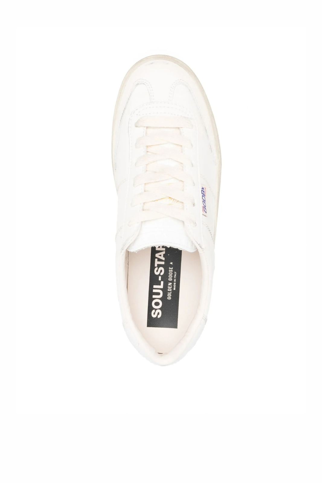 Golden Goose Soul Star Distressed-Effect Sneakers White
