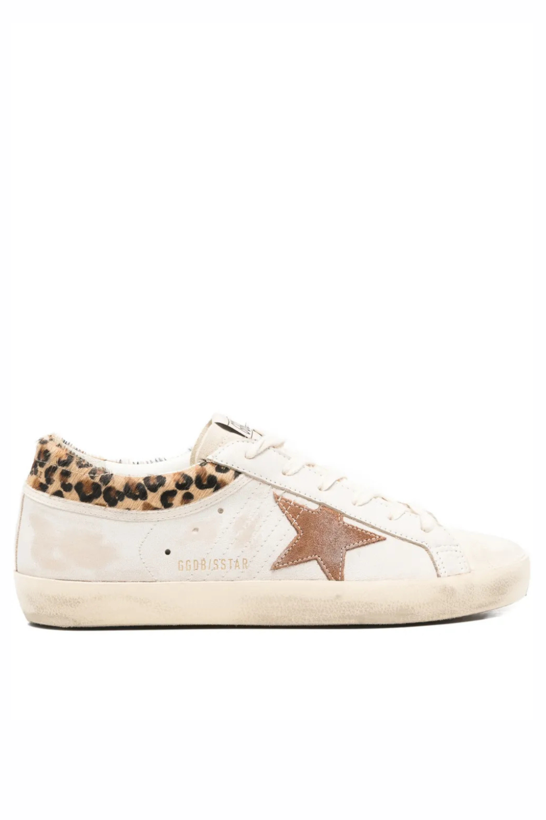 Golden Goose Super-Star leather sneakers beige brown