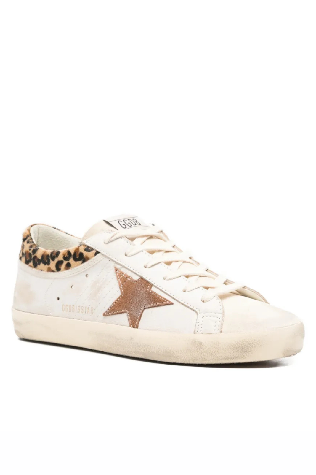 Golden Goose Super-Star leather sneakers beige brown
