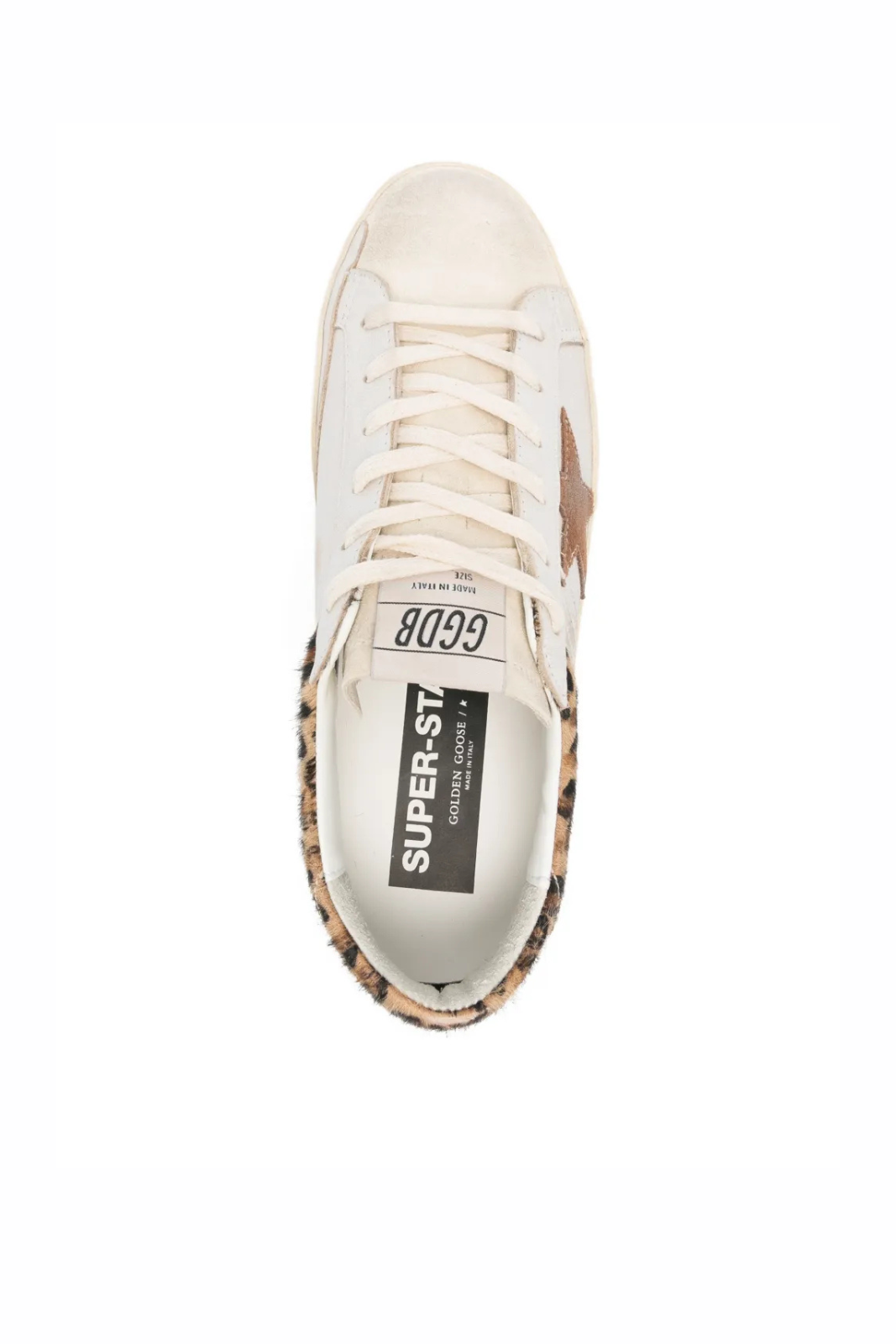 Golden Goose Super-Star leather sneakers beige brown
