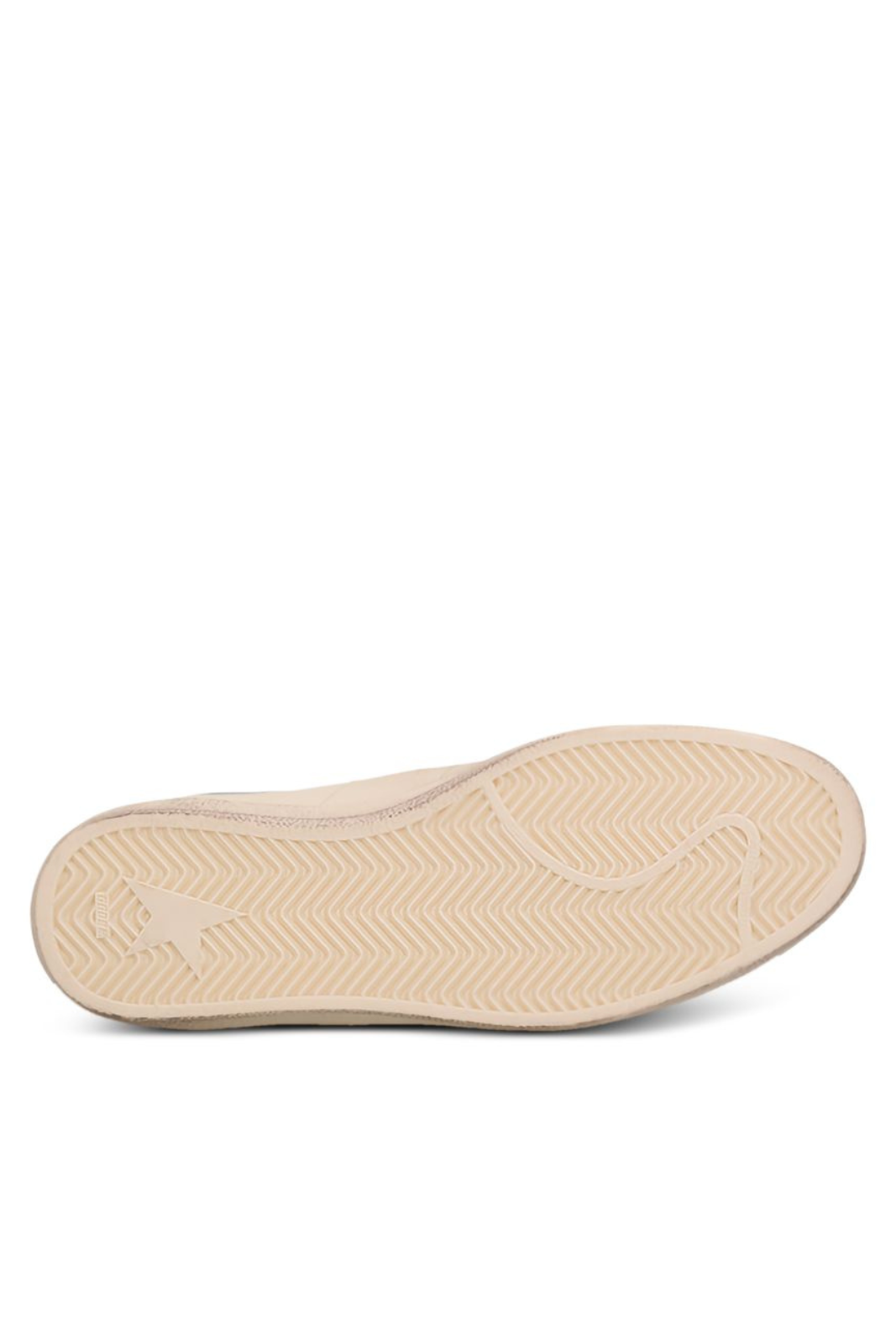 Golden Goose White and green Ball Star suede-panel sneakers