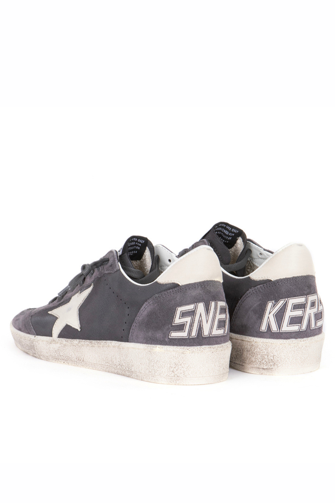 Golden Goose white antracite star ball