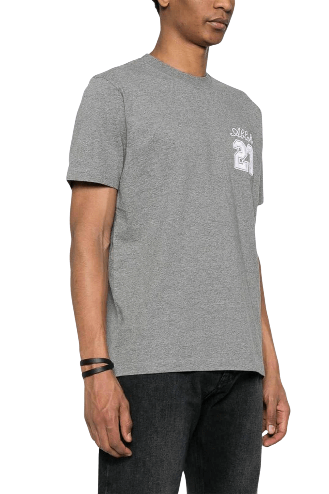 Off-White Grey Logo Patch t-shirt for men