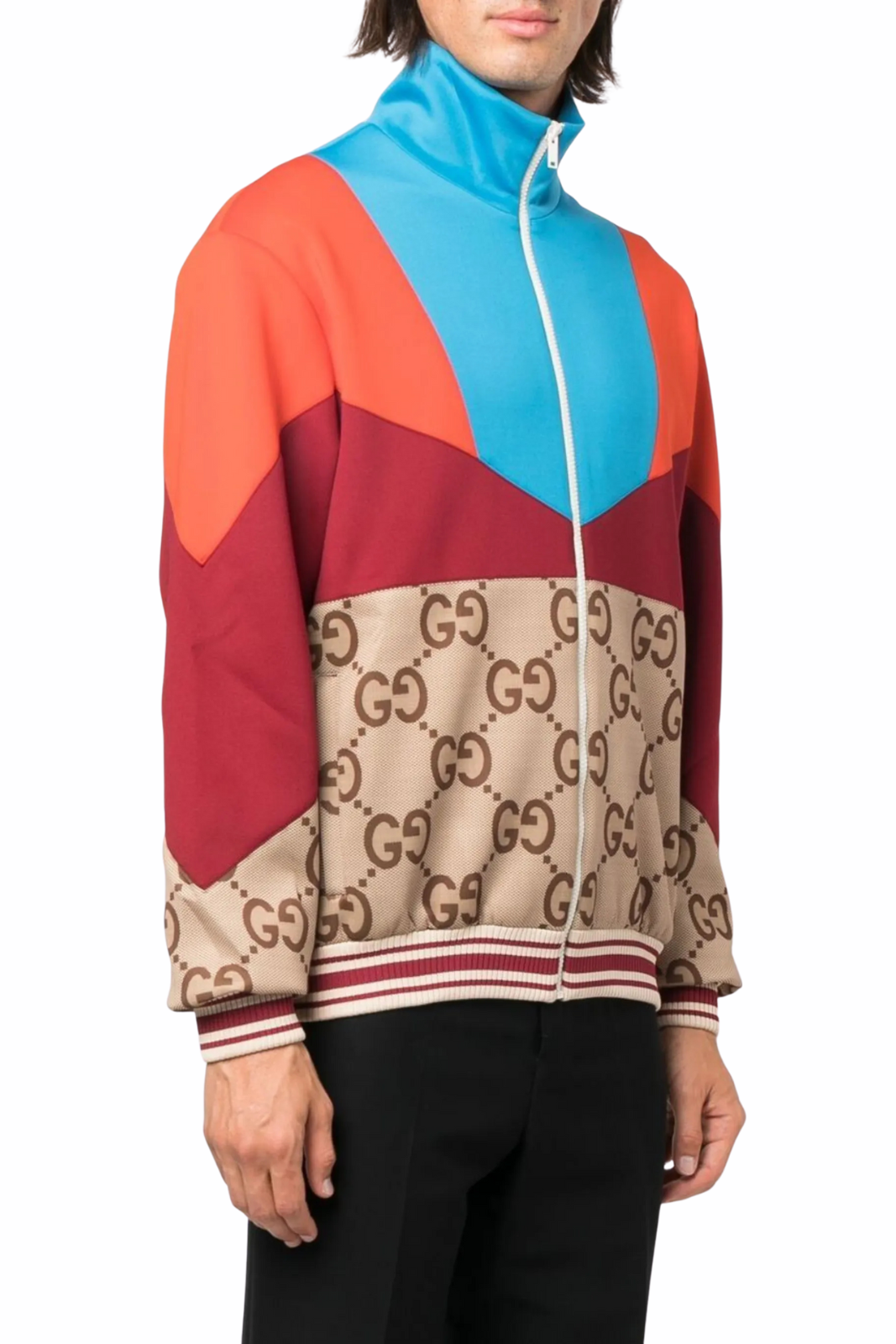 Gucci colour-block track jacket