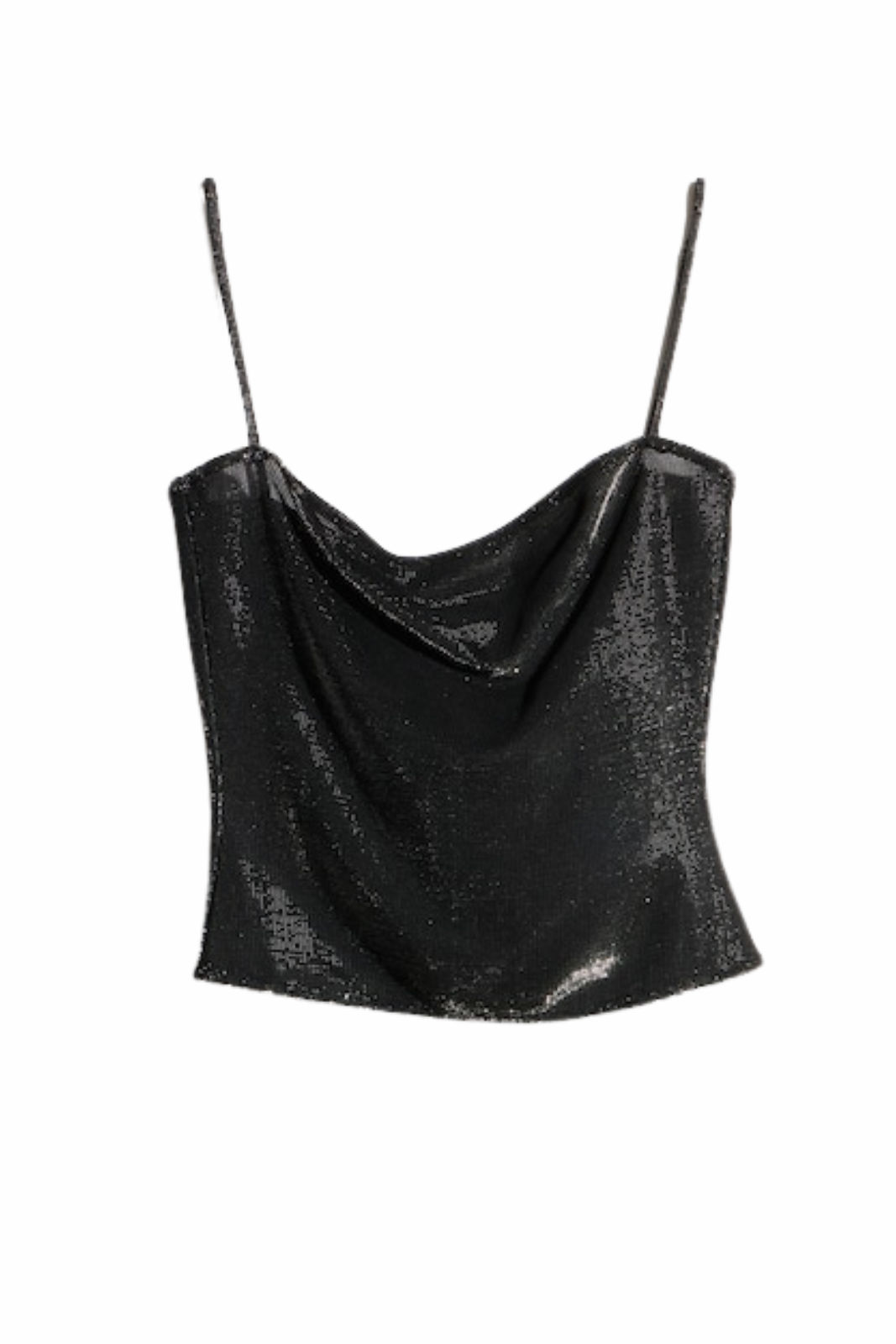 Gucci Jersey top with iridescent effect Black