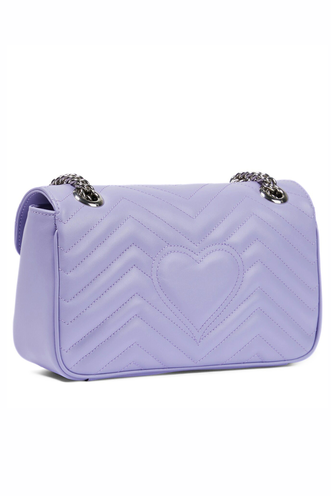 Gucci GG Marmont Small leather shoulder bag Purple