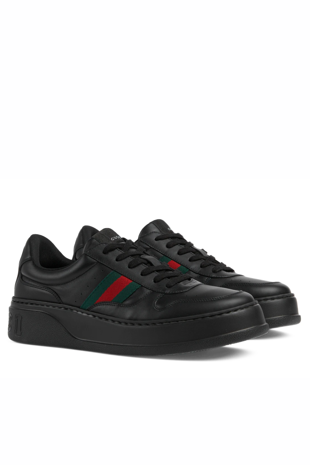 Gucci Men's chunky trainers Black Green Red