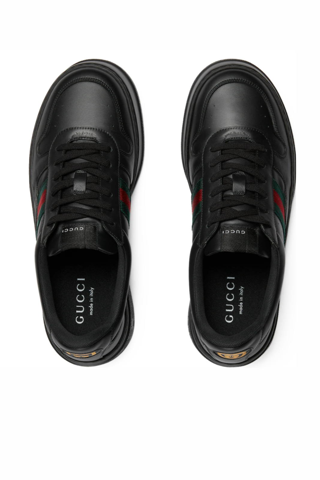Gucci Men's chunky trainers Black Green Red
