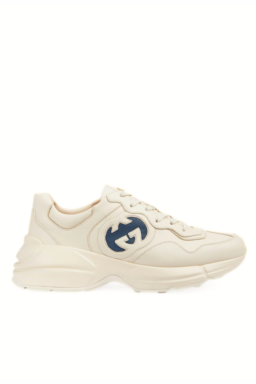 Gucci Rhyton Interlocking G Ivory Low Top Sneakers