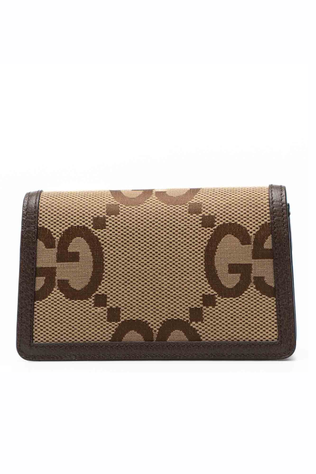 Gucci Dionysus Shoulder Bag Super Mini Jumbo GG Camel Ebony