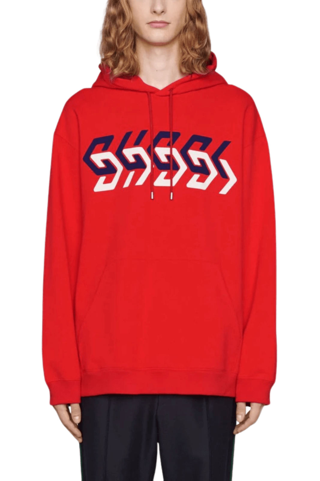 Gucci Mirror red sweatshirt for men
