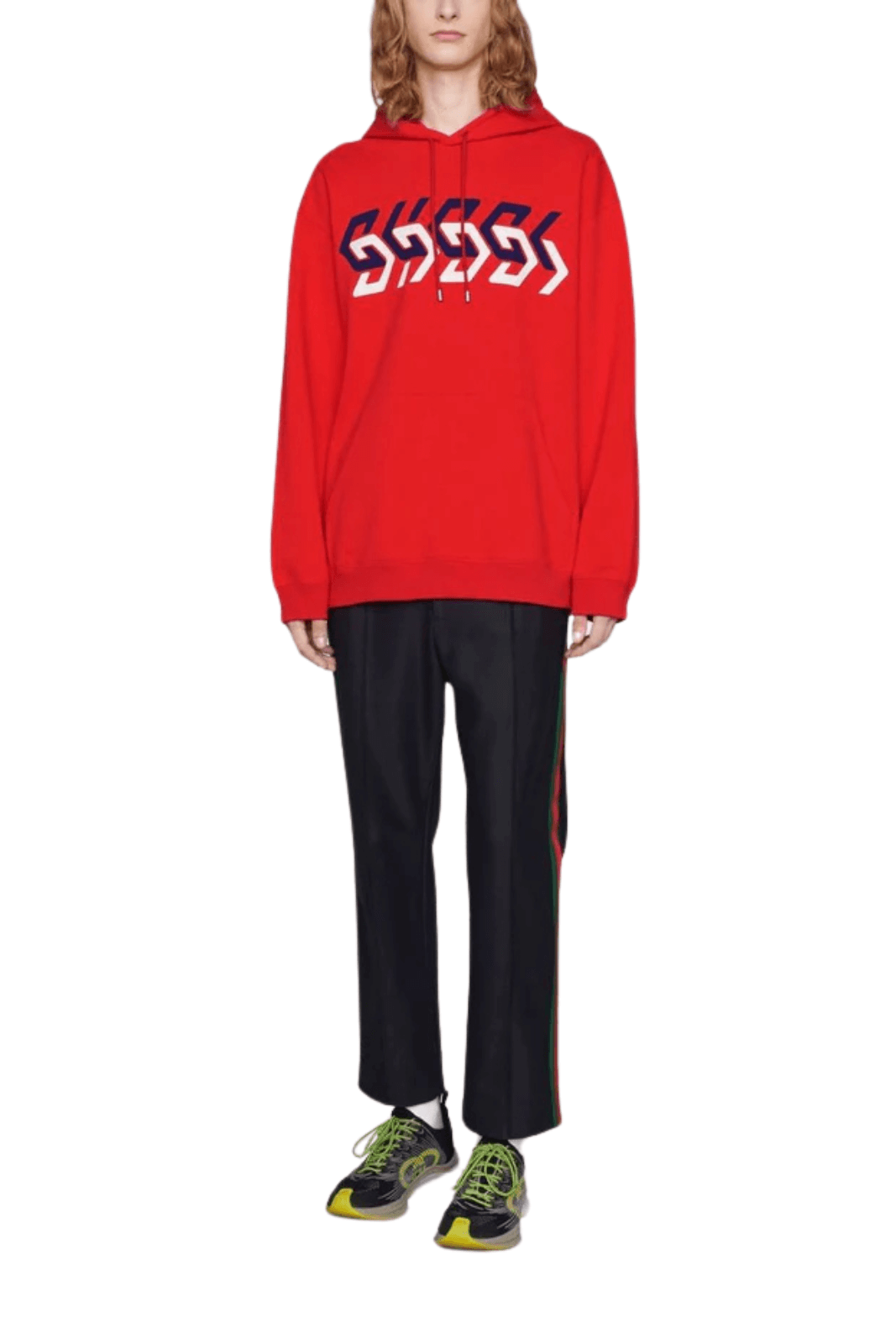 Gucci Mirror red sweatshirt for men