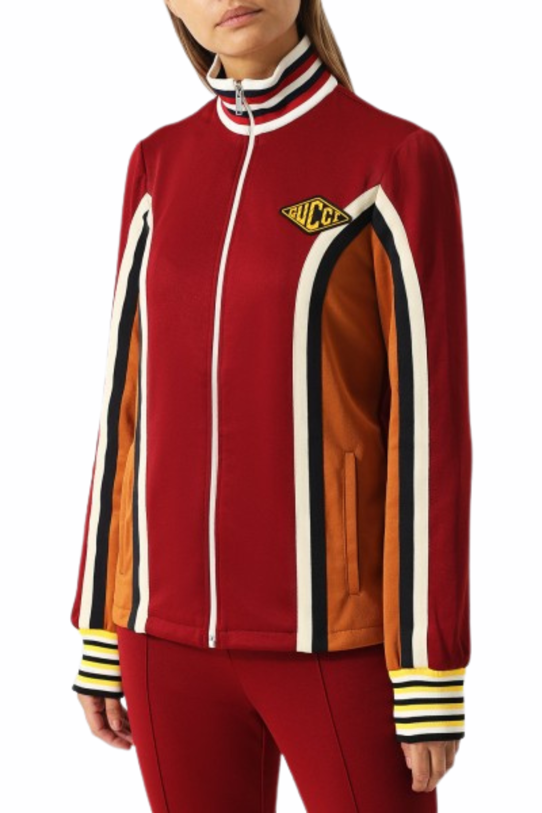 Gucci women's Burgundy sports jacket