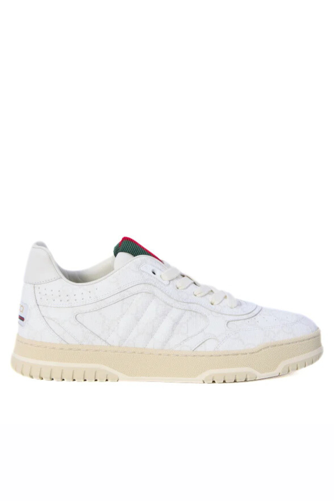 Gucci Re-Web sneakers in beige and white GG Supreme canvas