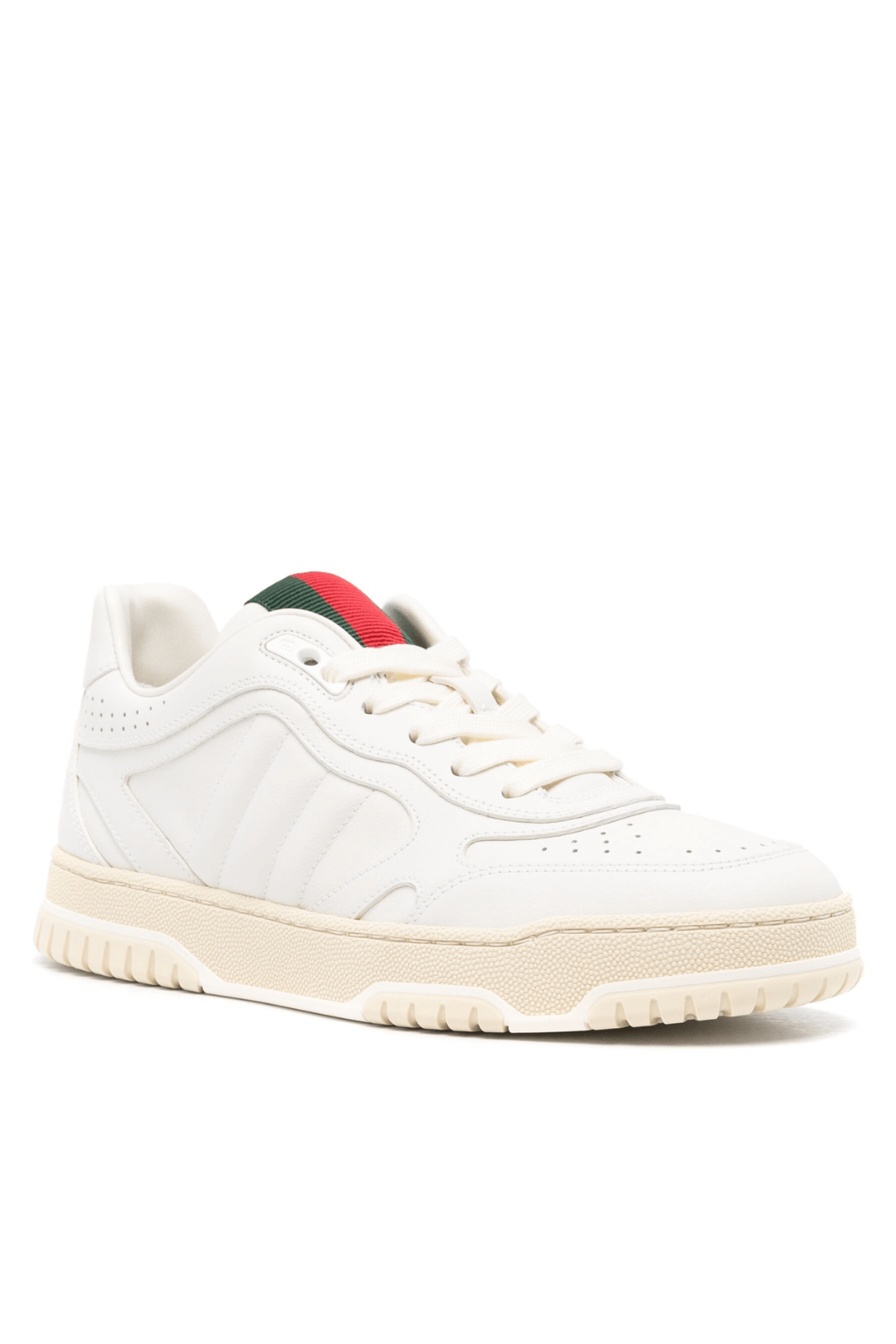 Gucci Re-Web panelled Woman White sneakers