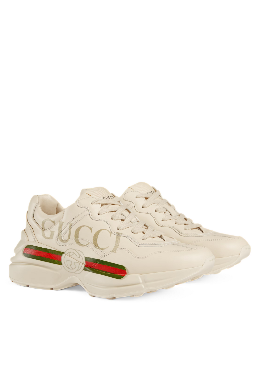 Gucci Ryhton Vintage Logo Rhyton Trainers In Cream