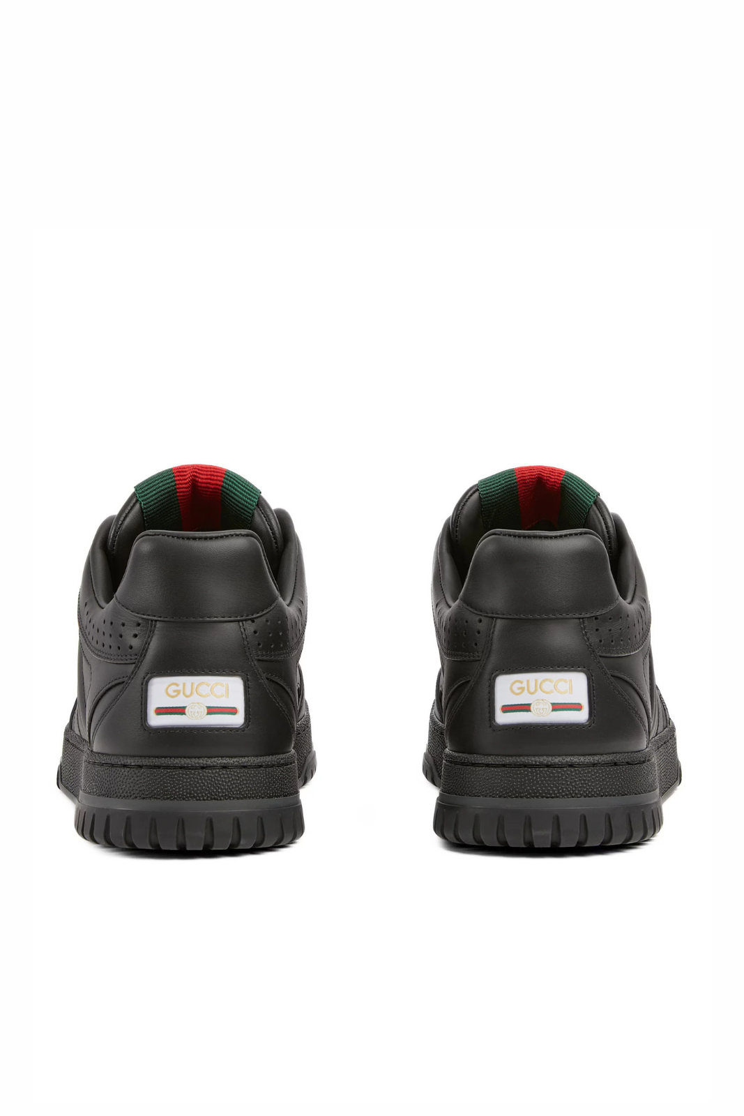 Gucci Sneakers Re-Web Smooth Leather Black