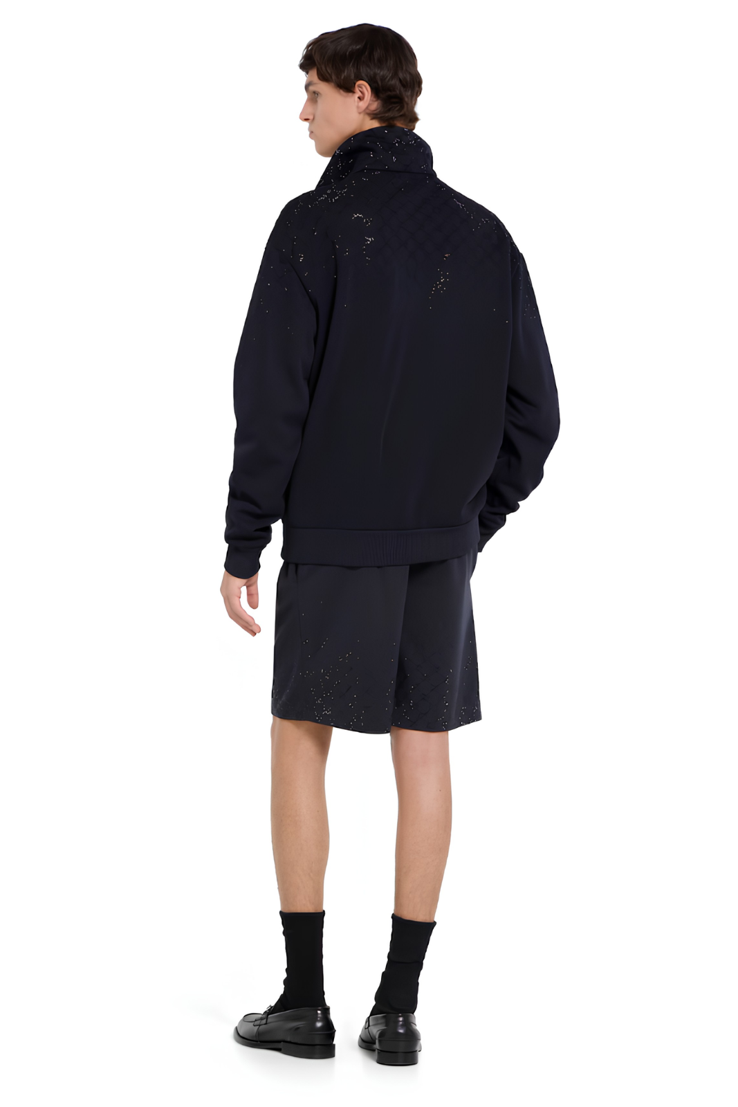 Gucci Technical jersey zip jacket with crystals