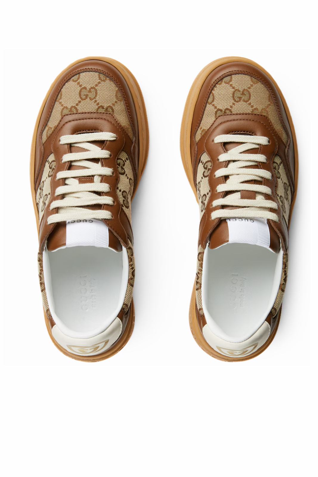 Gucci Women's GG trainer Beige and ebony Orignal GG canvas