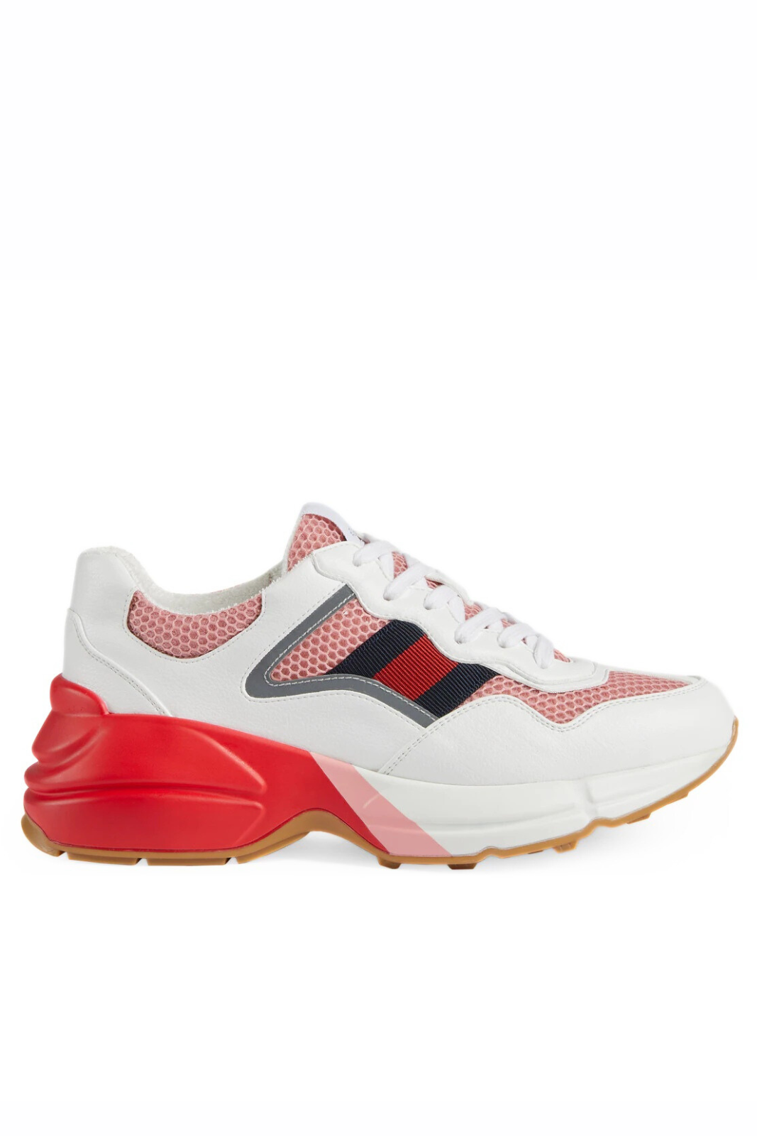 Gucci Women's Rhyton sneakers Red White