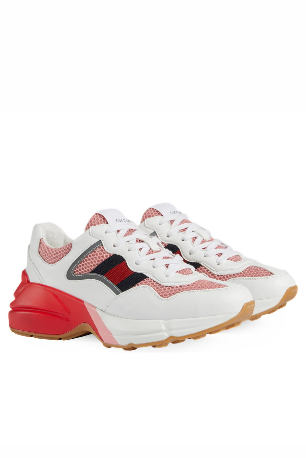 Gucci Women's Rhyton sneakers Red White